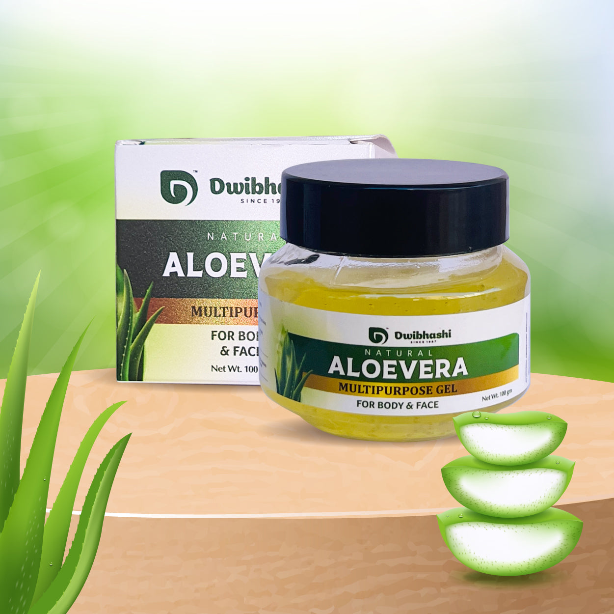 Aloevera Gel | Natural Cleanser | Multipurpose Gel | 100g
