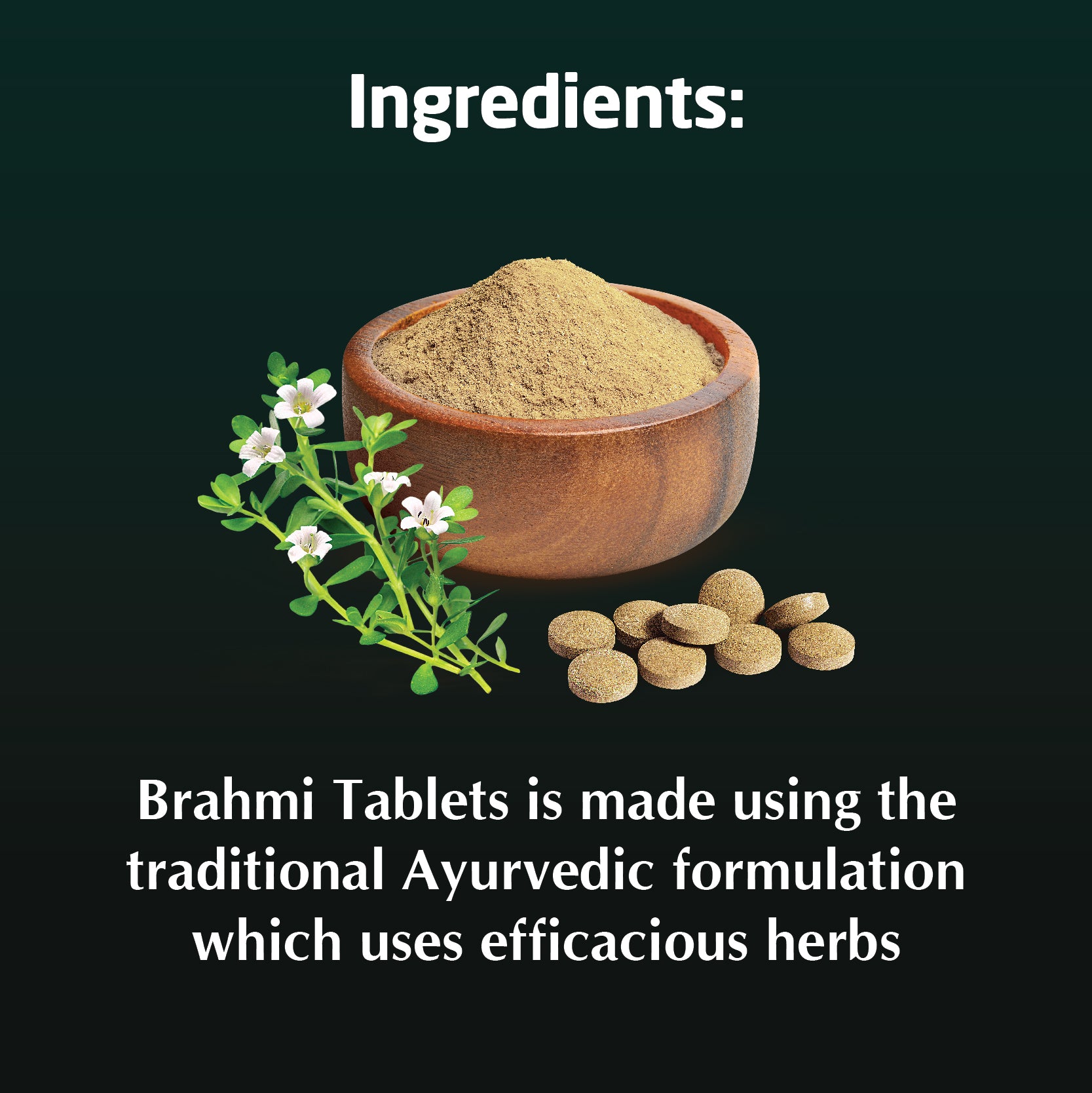 Brahmi Tablet | Helps To Handle Life’s Daily Stress | 500mg