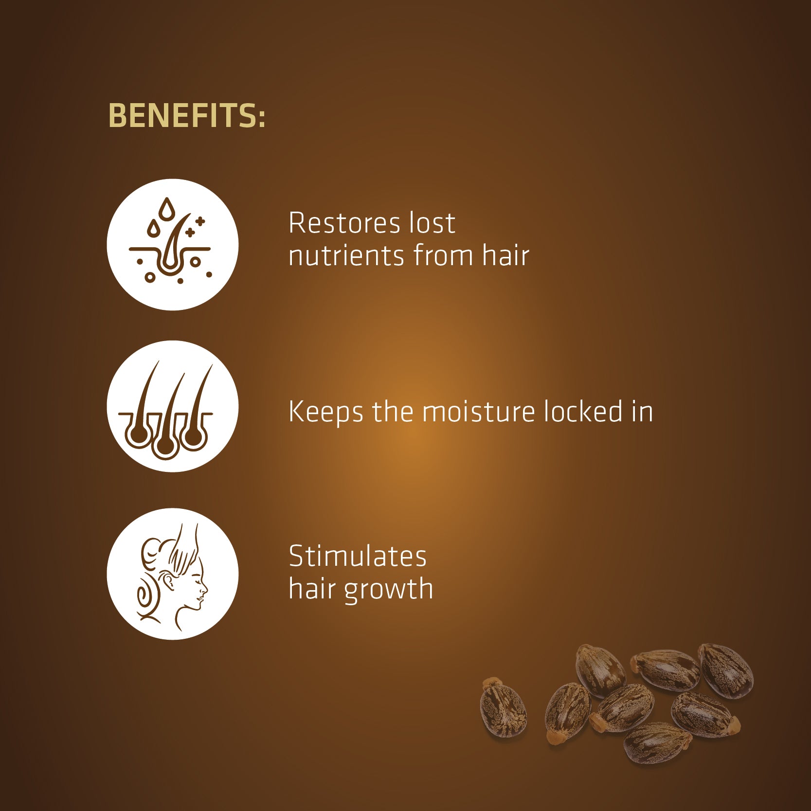 Castor Oil | Supports Hair Growth, Glowing Skin & Strong Nails | 300ml (Pack of 3)