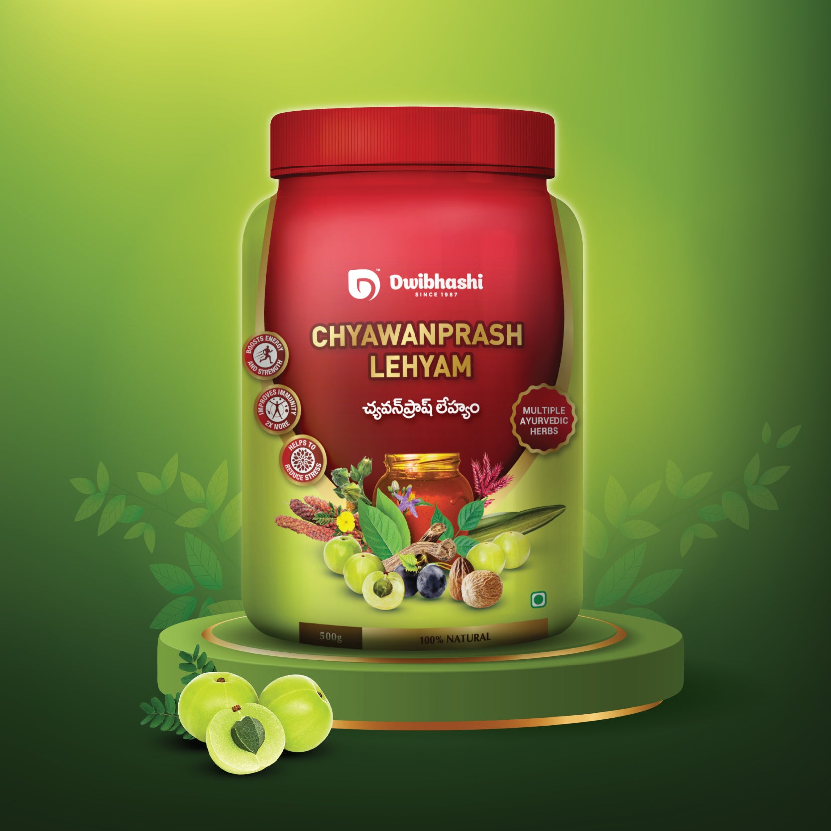 Chyawanprash Lehyam | Builds Strength & Boost Immunity | 250g | 500g