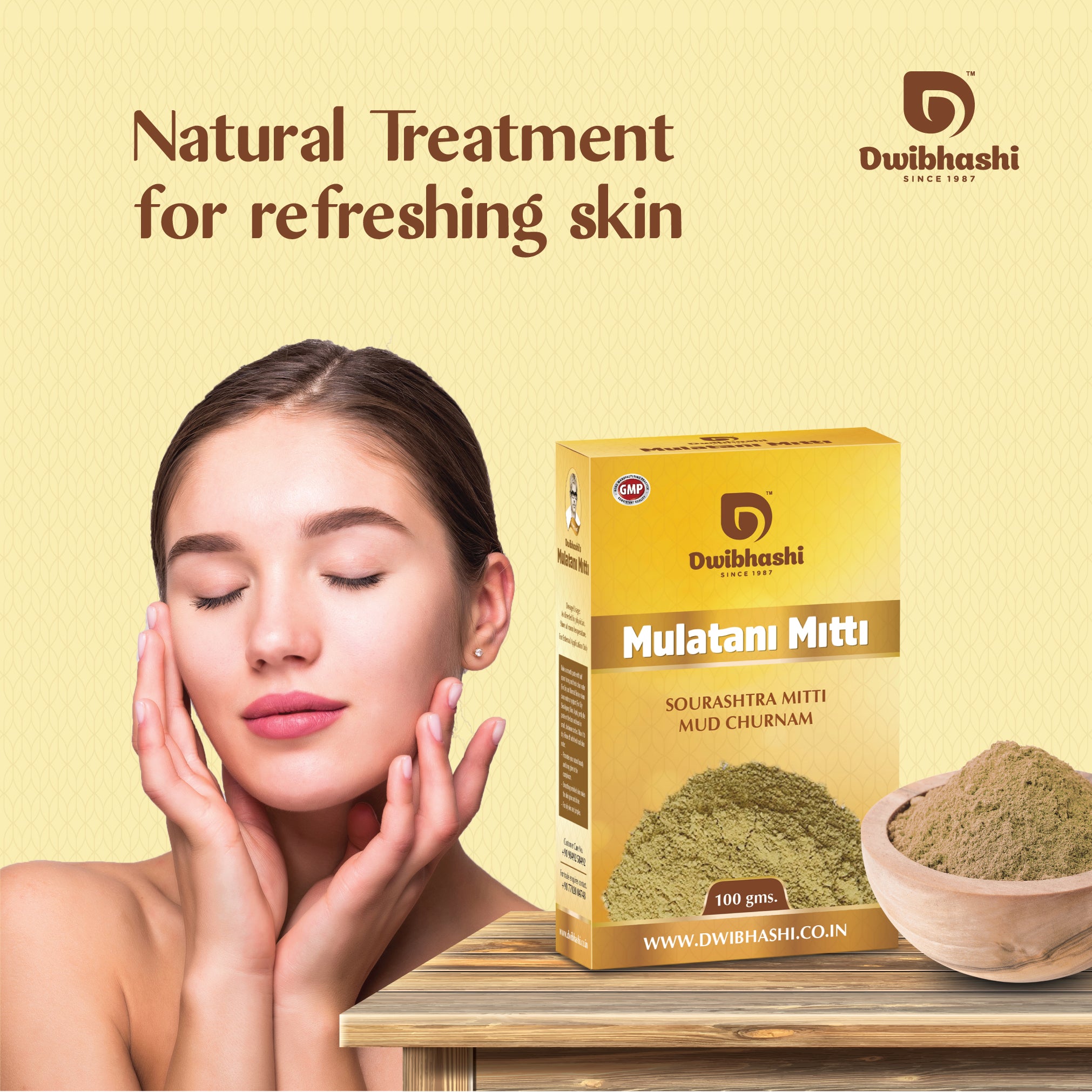 Multani Mitti | From Reducing Dark Spots, Good For Any Skin Type | 100g
