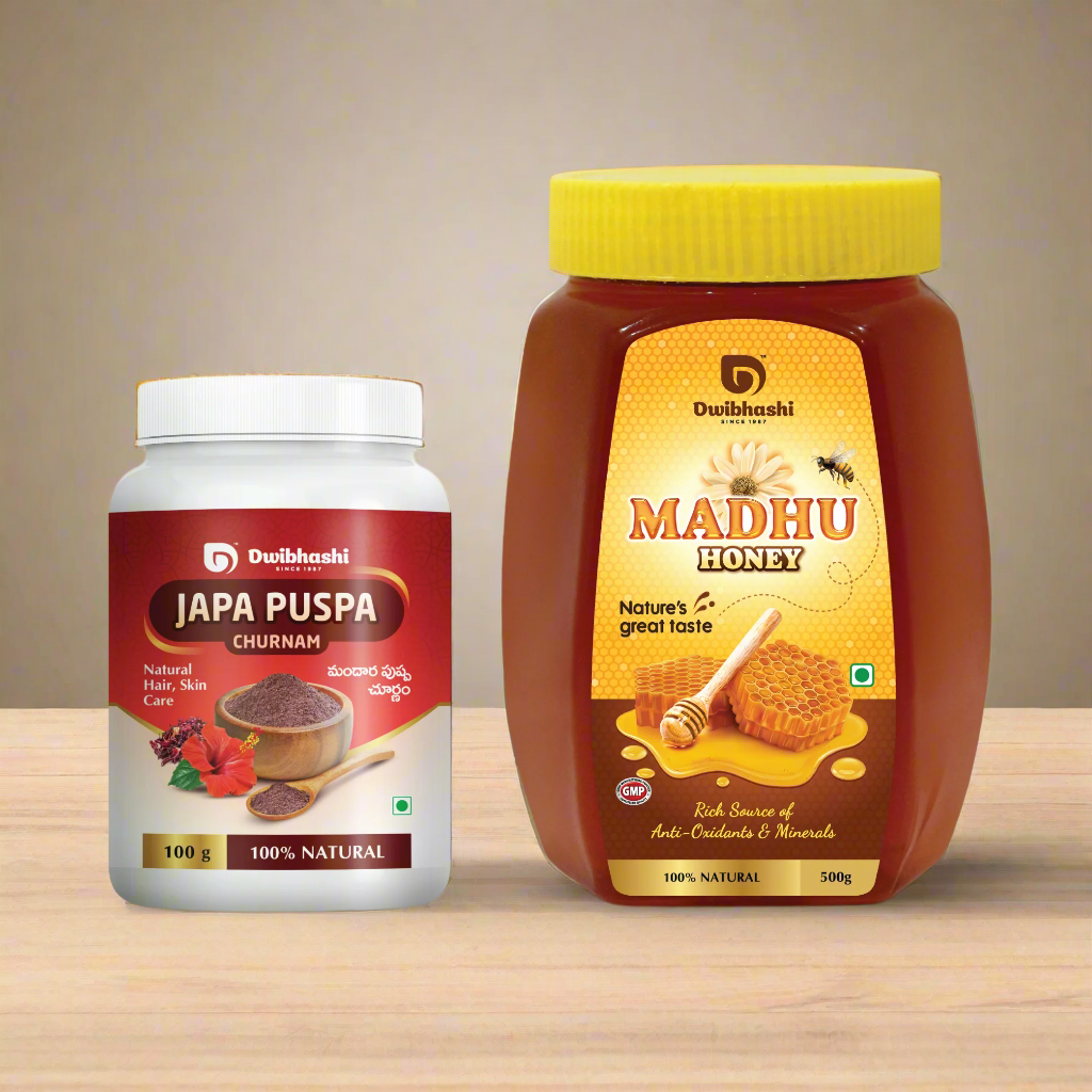 Japa Puspa Churnam + Madhu Honey