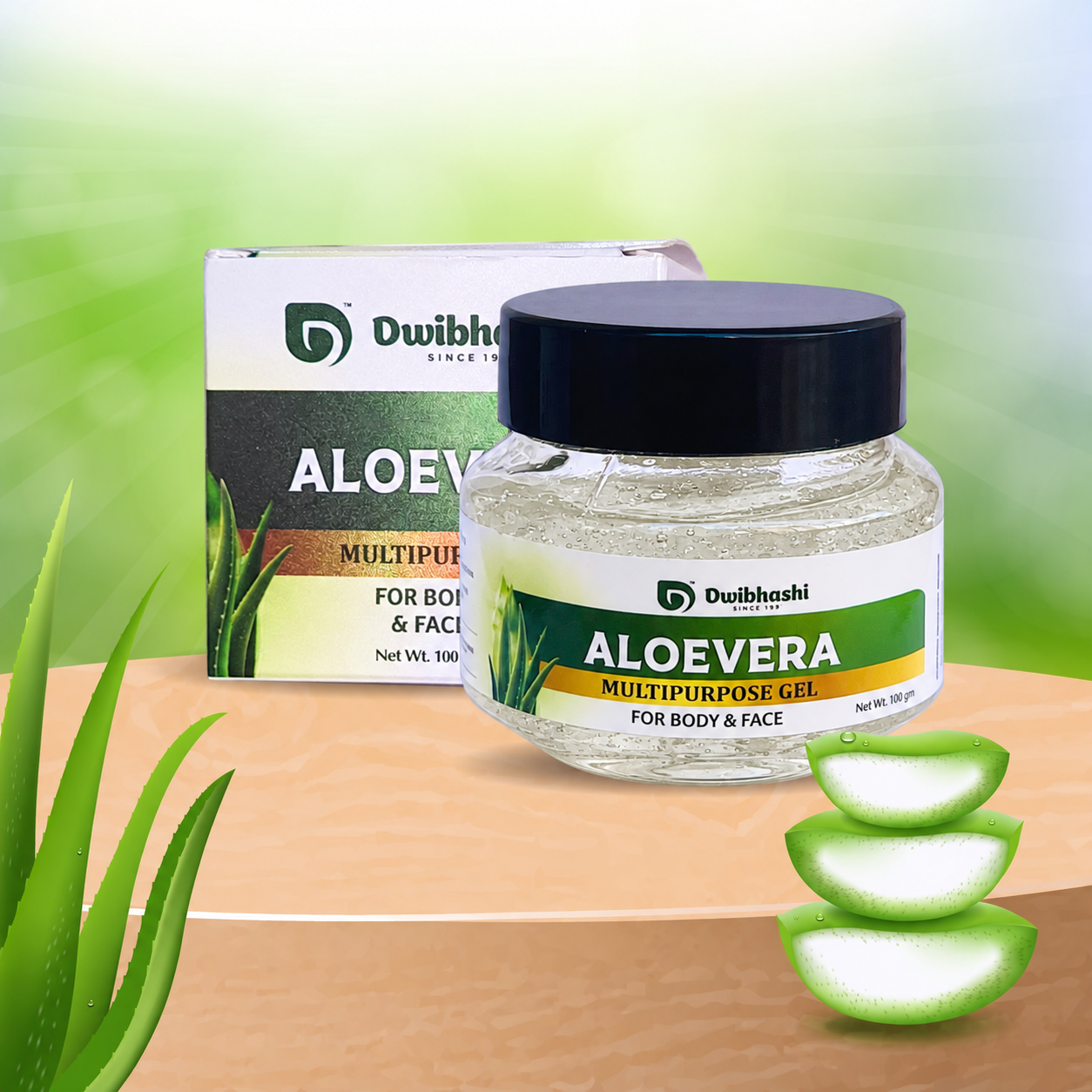 Aloevera Gel | Natural Cleanser | Multipurpose Gel | 100g