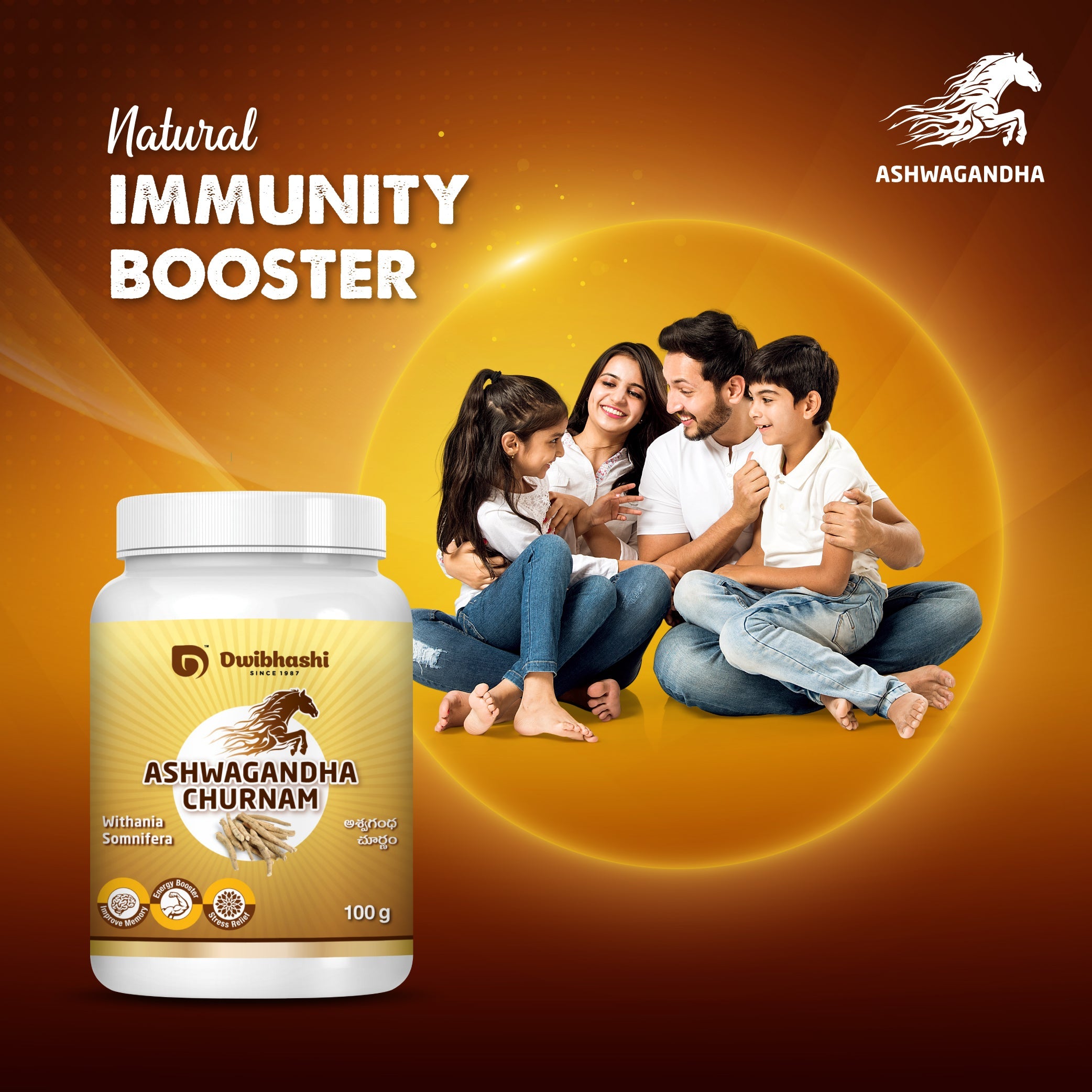 Ashwagandha Churnam |Support Good Health, Immunity Booster | 200g (Pack of 2)