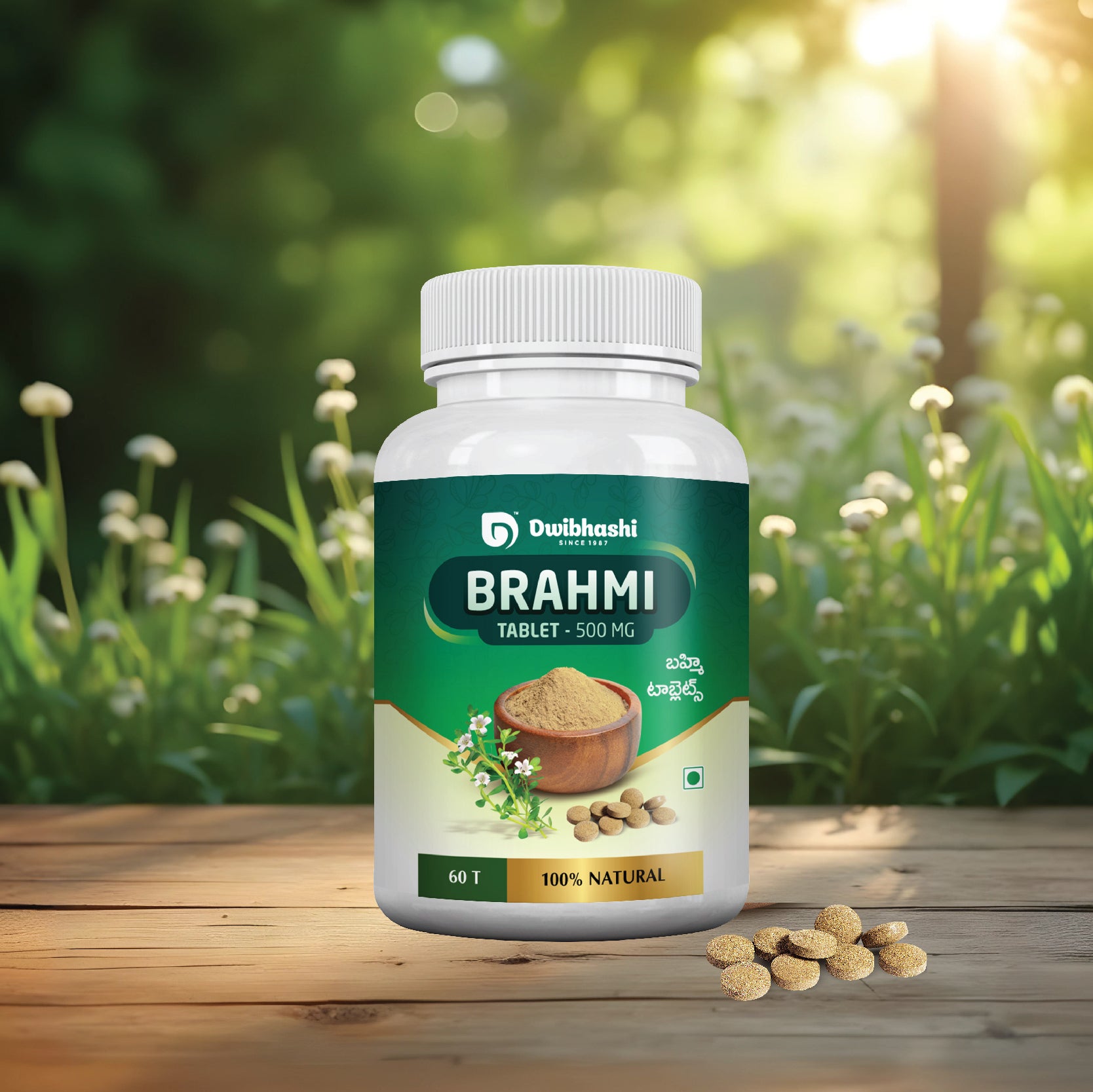 Brahmi Tablet | Helps To Handle Life’s Daily Stress | 500mg
