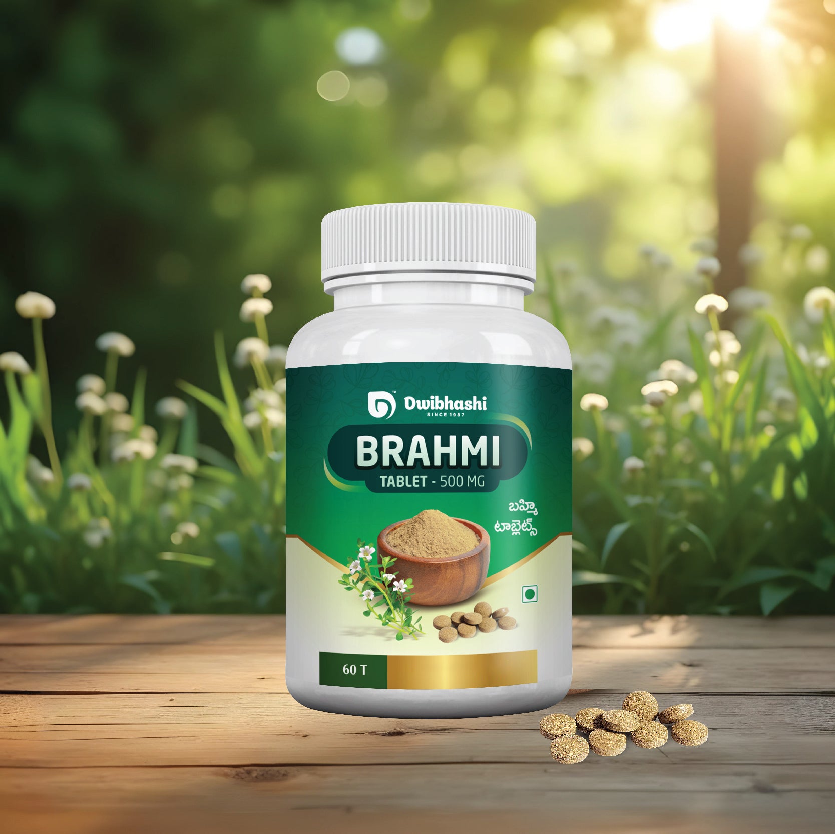 Brahmi Tablet | Helps To Handle Life’s Daily Stress | 500mg