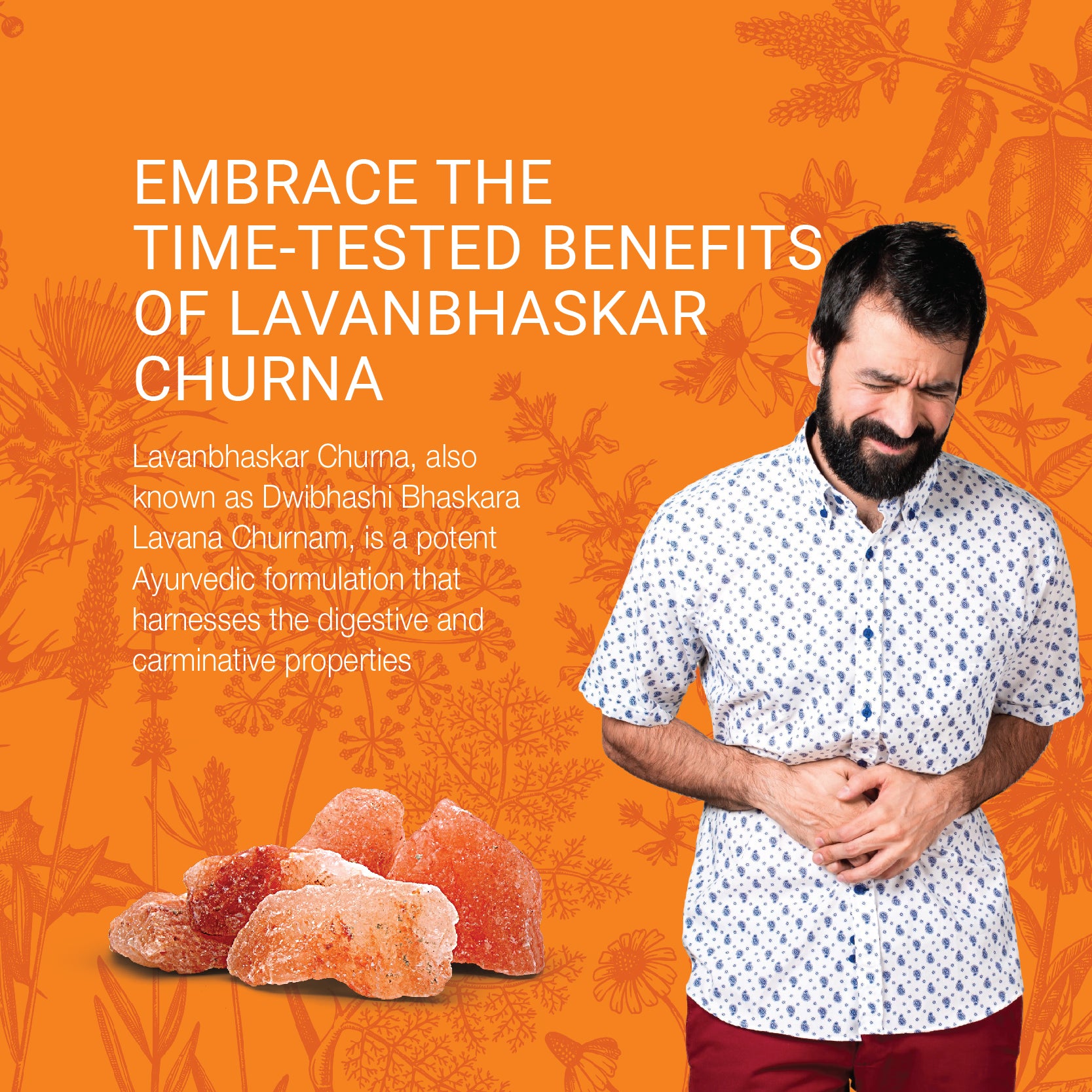 Bhaskara Lavana Churnam | Indigestion Relief | Supports Proper Metabolism 100g