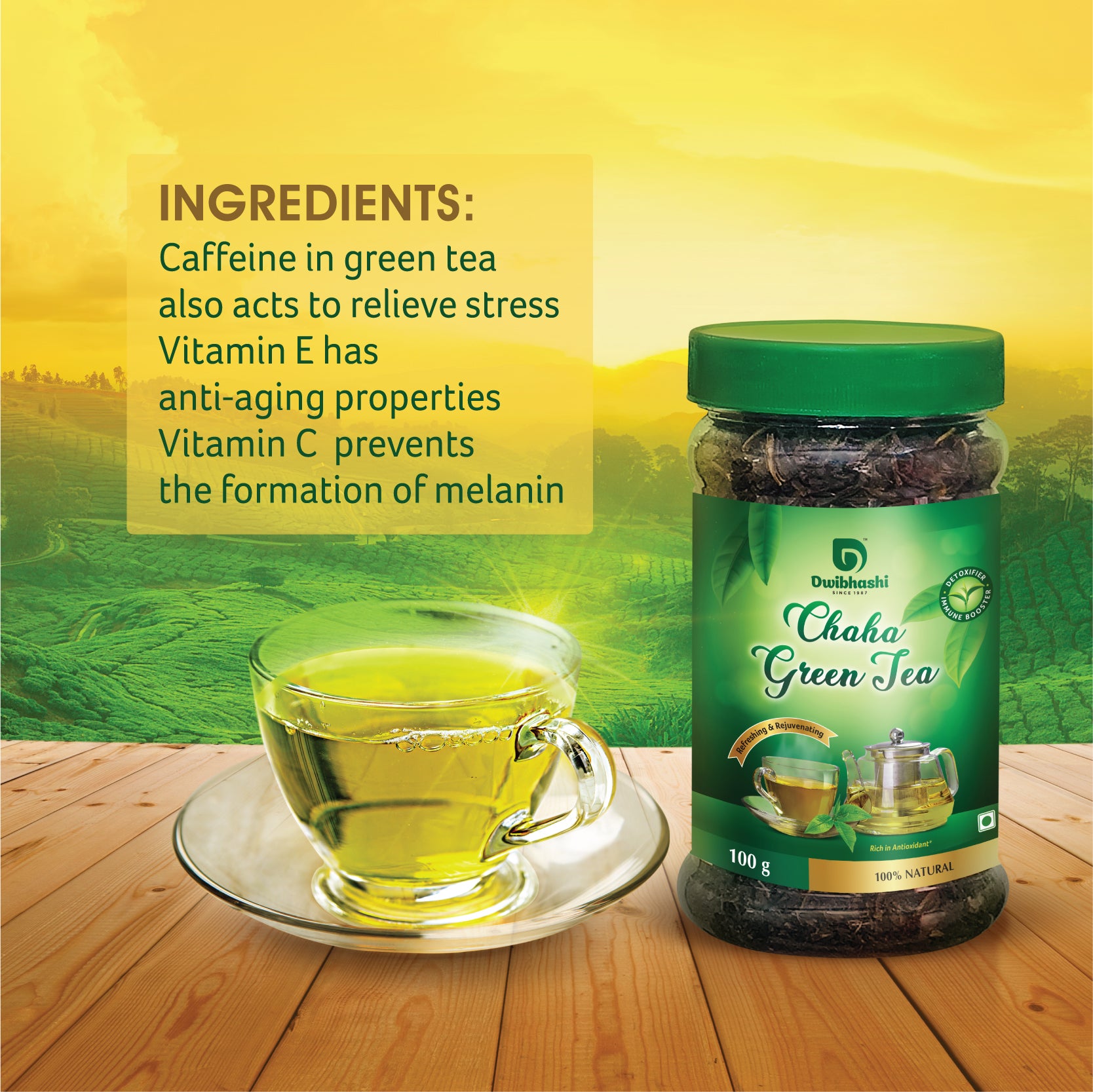 Chaha Green Tea | Improves Metabolism & Reduces Weight | 100g | 200g