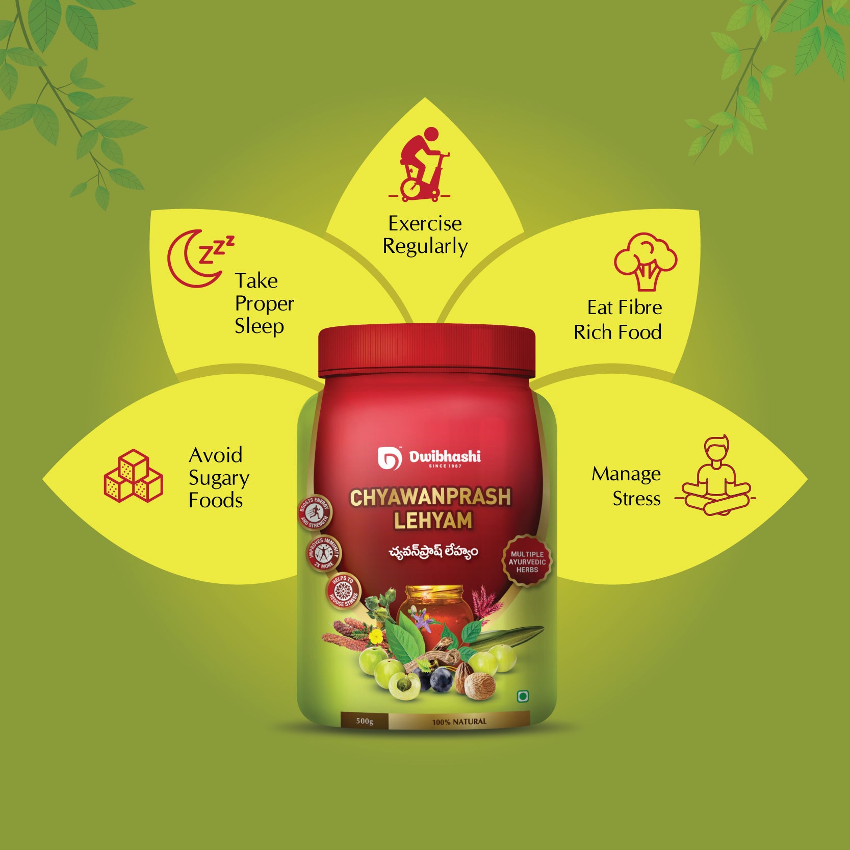 Chyawanprash Lehyam | Builds Strength & Boost Immunity | 250g | 500g