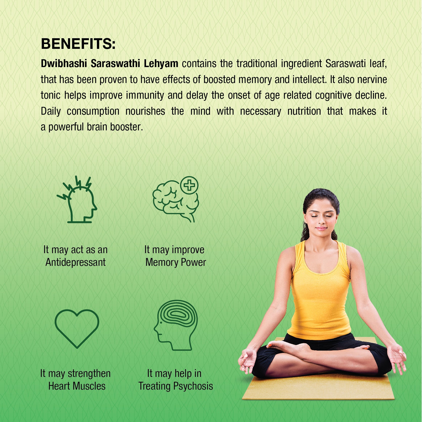 Saraswathi Lehyam | Helping to alleviate stress and promote relaxation | 250g