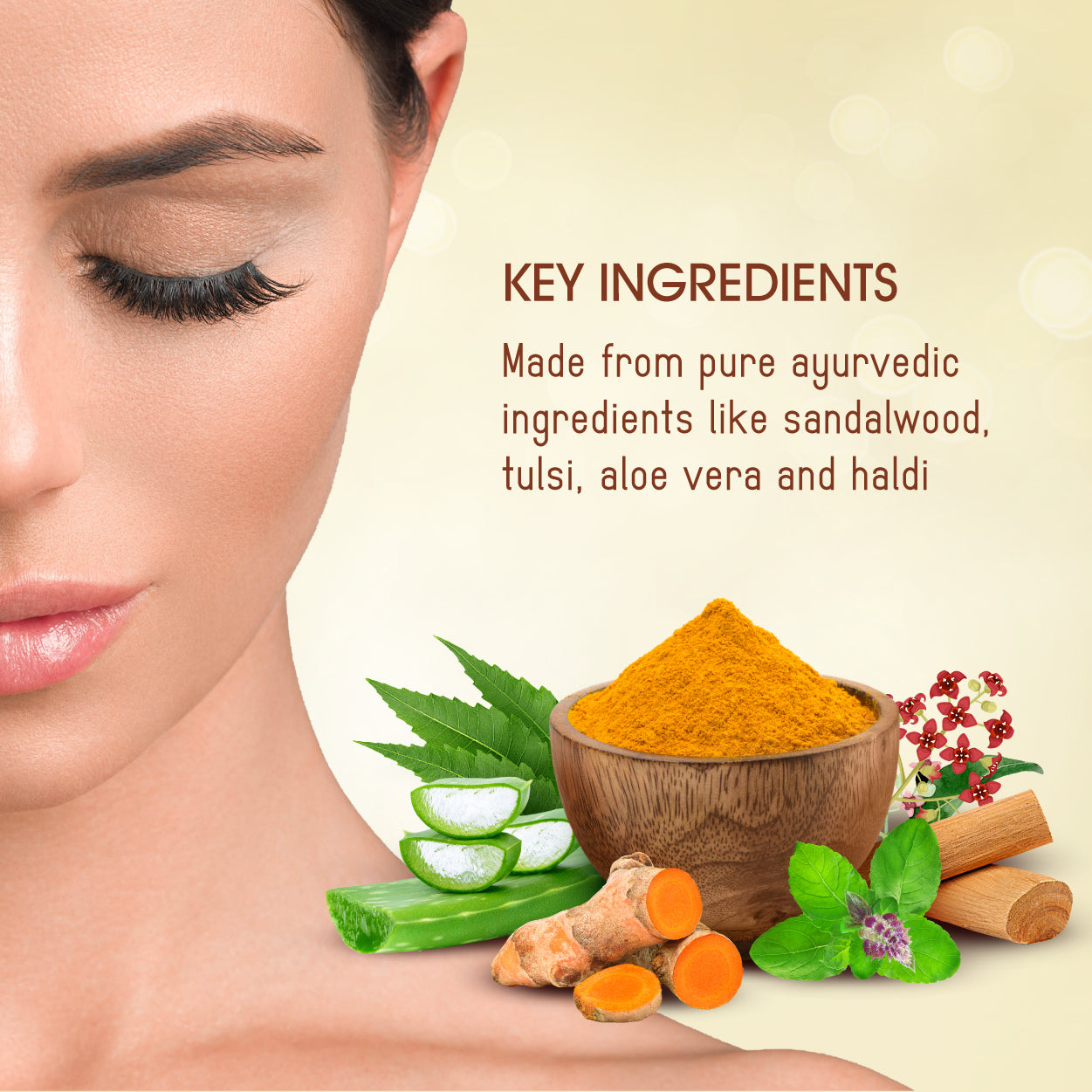 Herbal Face Care Cream | Brightens and Nourishes Skin | 30g