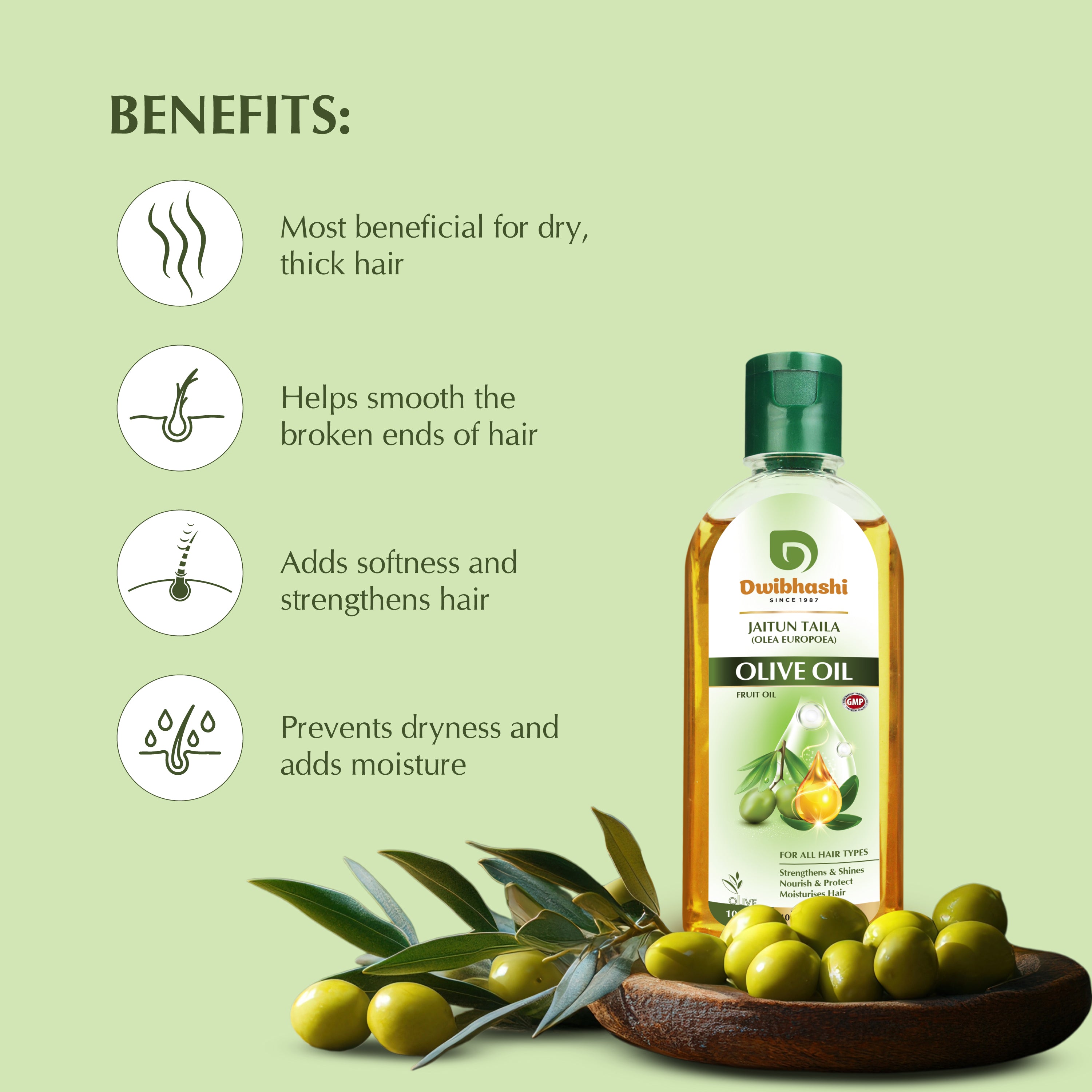 Olive Oil | Helps to Maintain Skin Softness | 50ml | 100ml