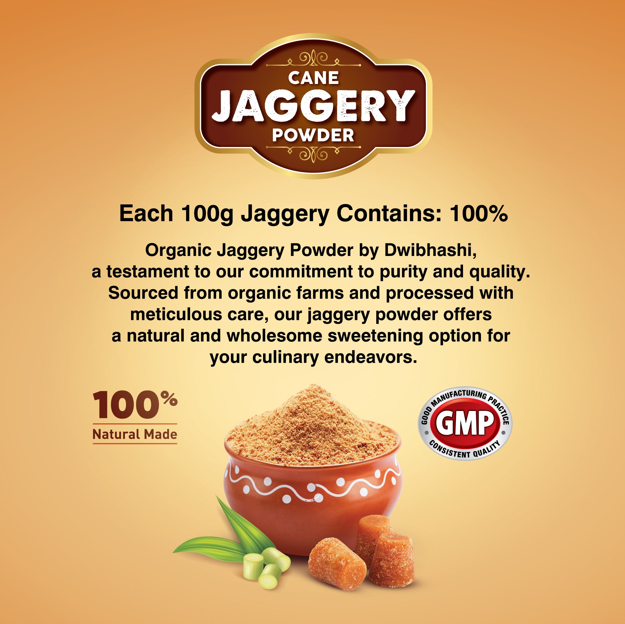Jaggery Powder | Boosts Immunity | Promotes Gut Health | 500g