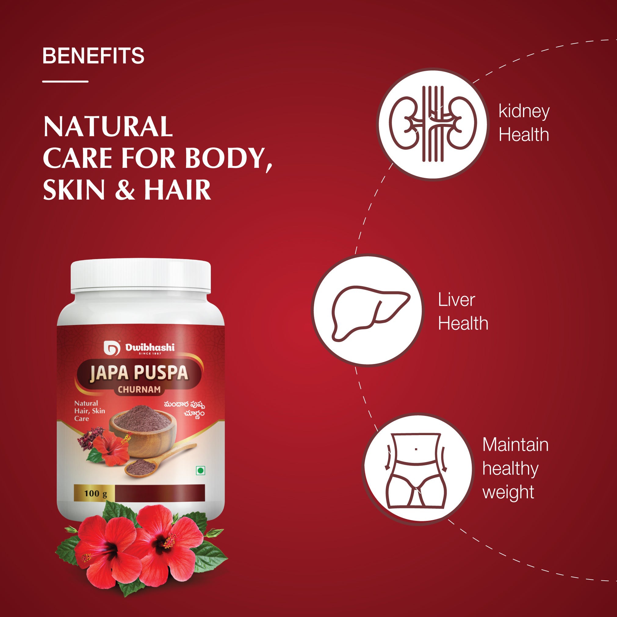 Japa Puspa Churnam |  Helps maintain healthy weight | 200g (Pack of 2)