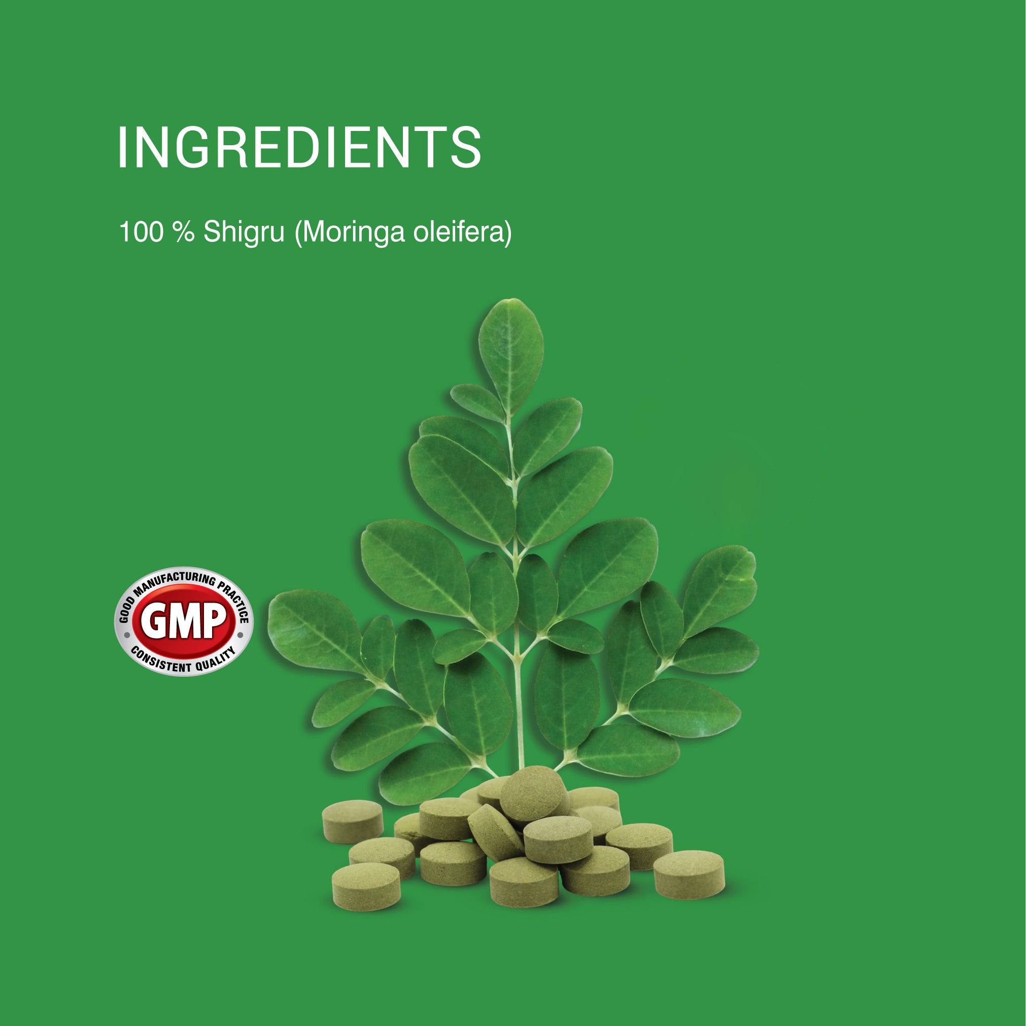 Shigru Moringa Tablets | Rich in Nutrients | Reduces Joint Stiffness | 60 tabs