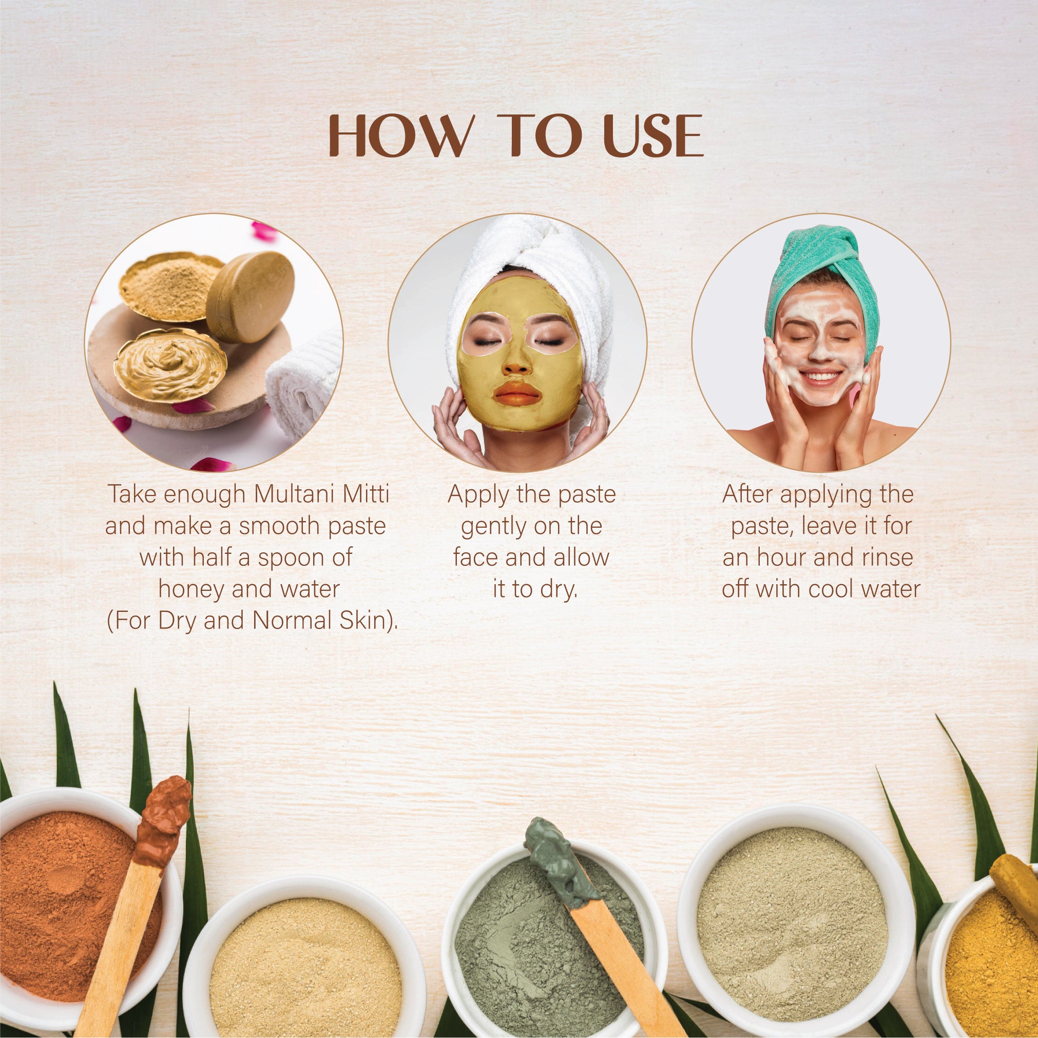 Multani Mitti | From Reducing Dark Spots, Good For Any Skin Type | 100g