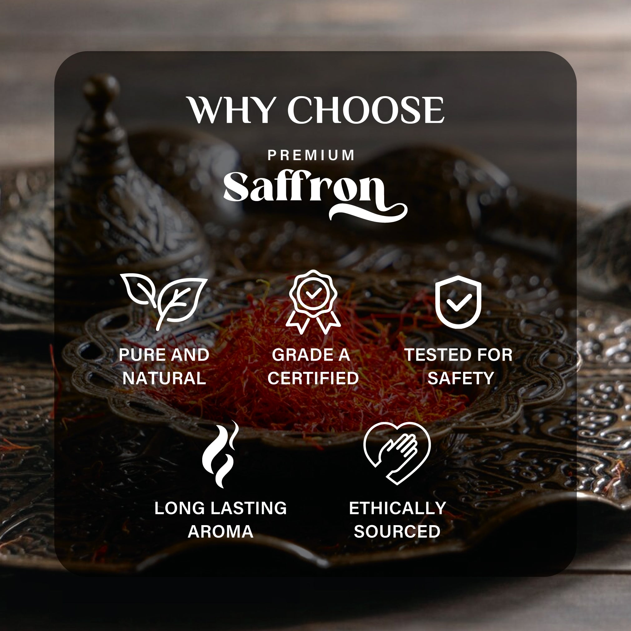 Saffron | Reduction in Stress | 1gm