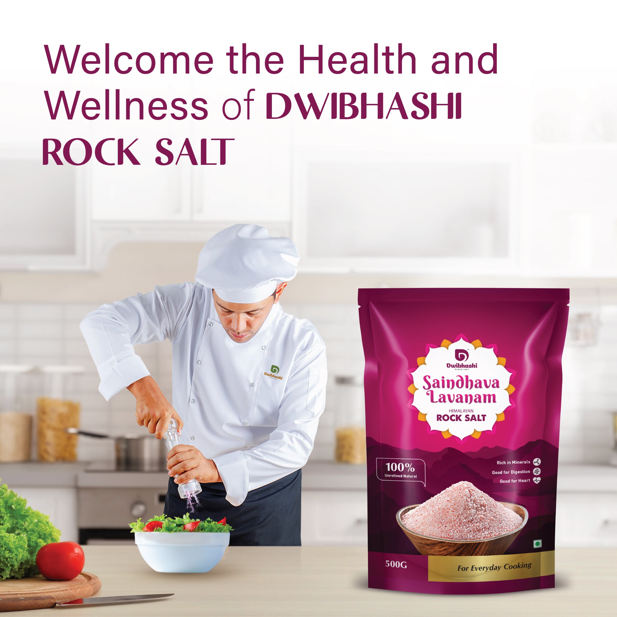 Rock Salt | Rich in Minerals | 100% Unrefined Natural | 250g | 500g