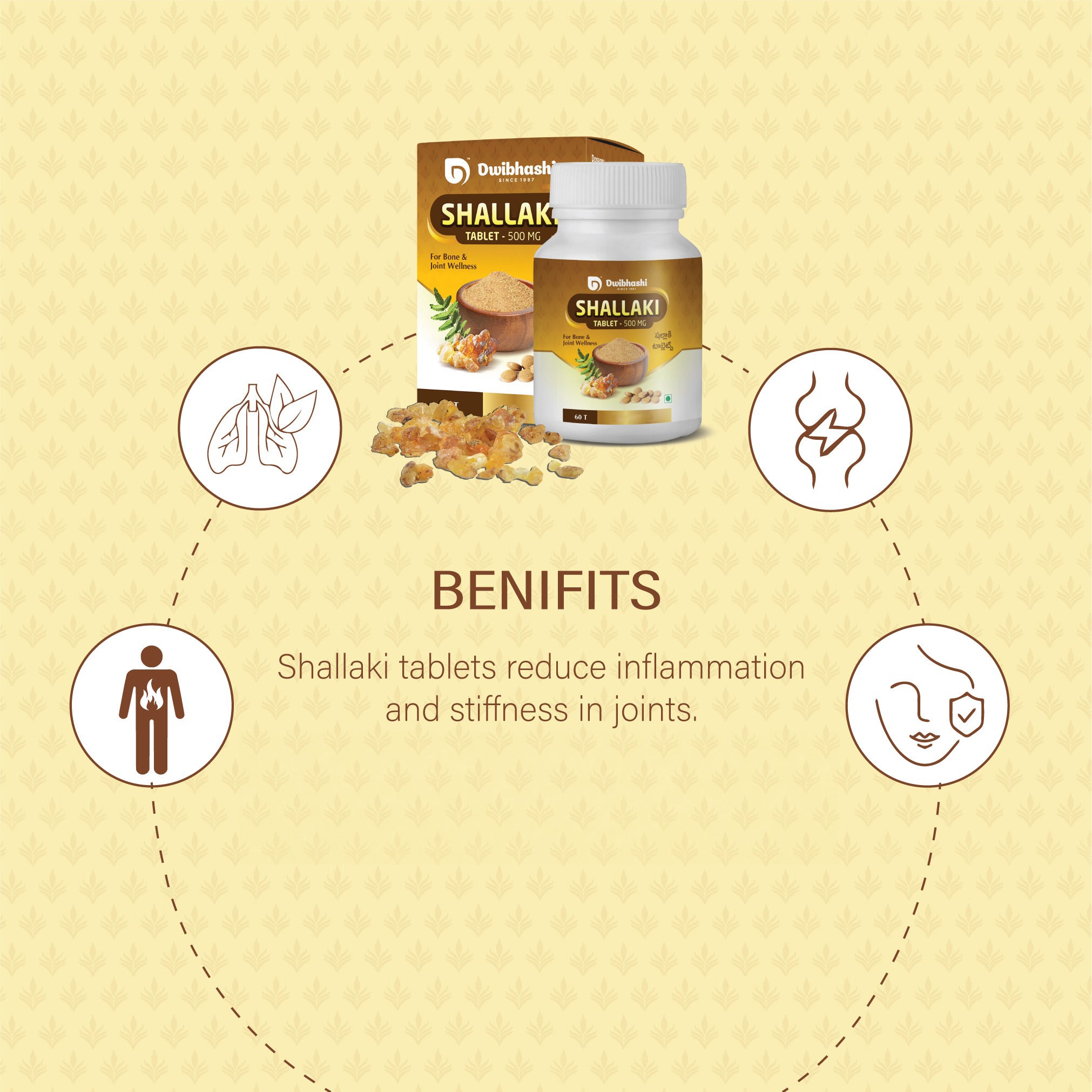 Shallaki Tablets | Pain Relief | 60 tabs