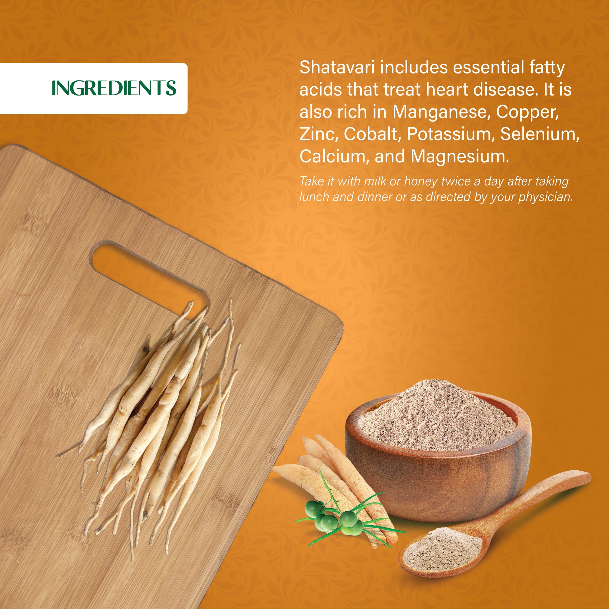 Shatavari Tablets | Balances Hormones | Supports Reproductive Health | 60 tabs