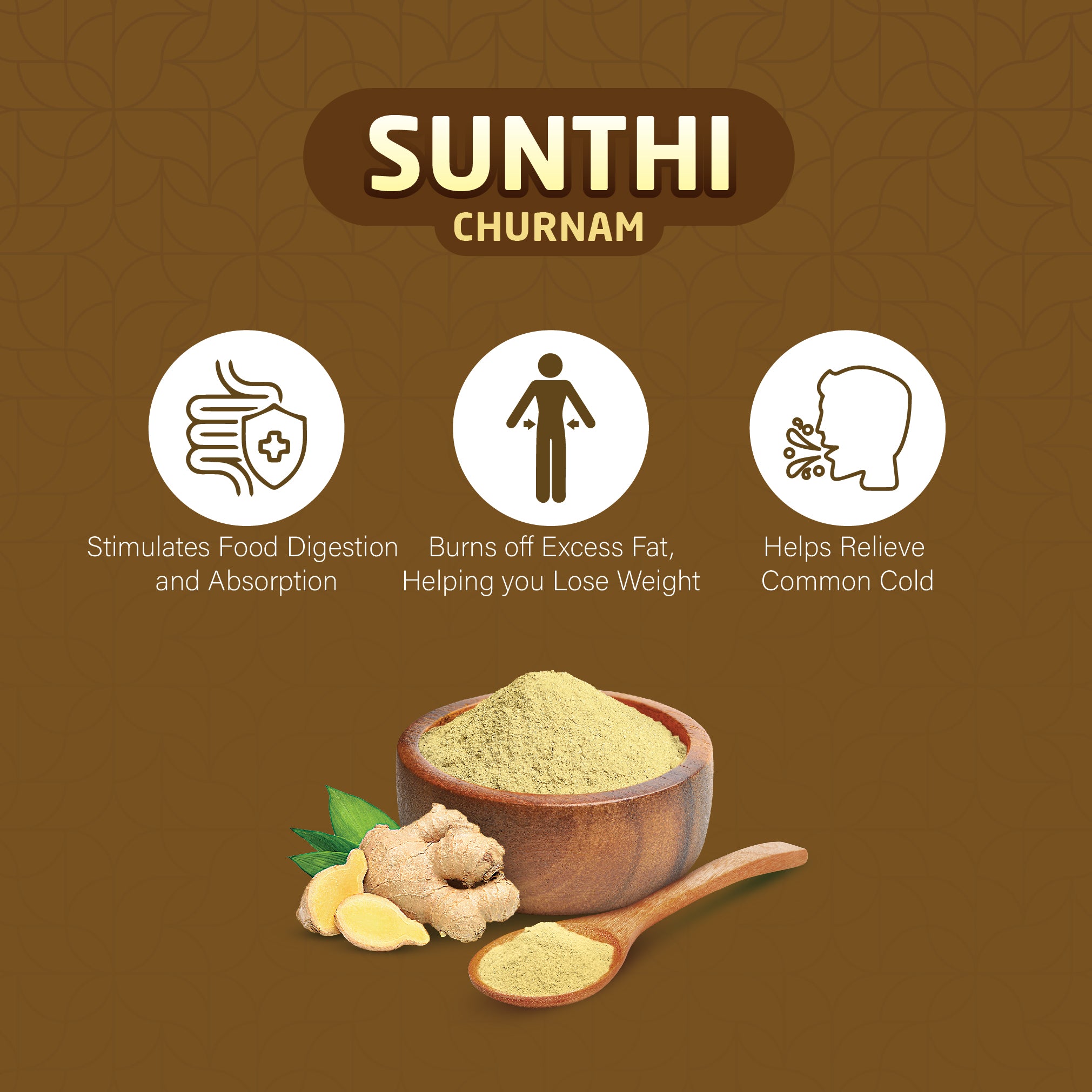 Sunthi Churnam | Boosts metabolism | Stimulates food digestion and absorption | 100g