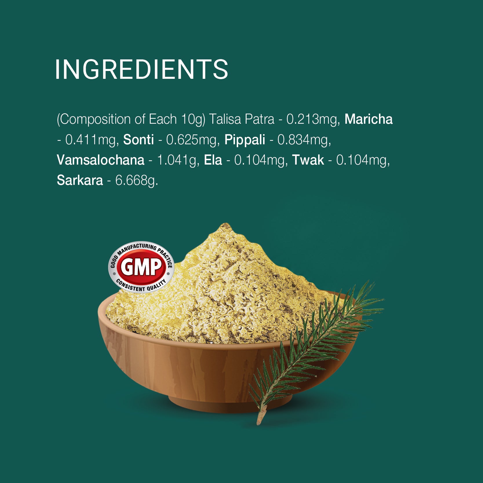 Talisadi Churnam |  Reduces inflammation | 100g