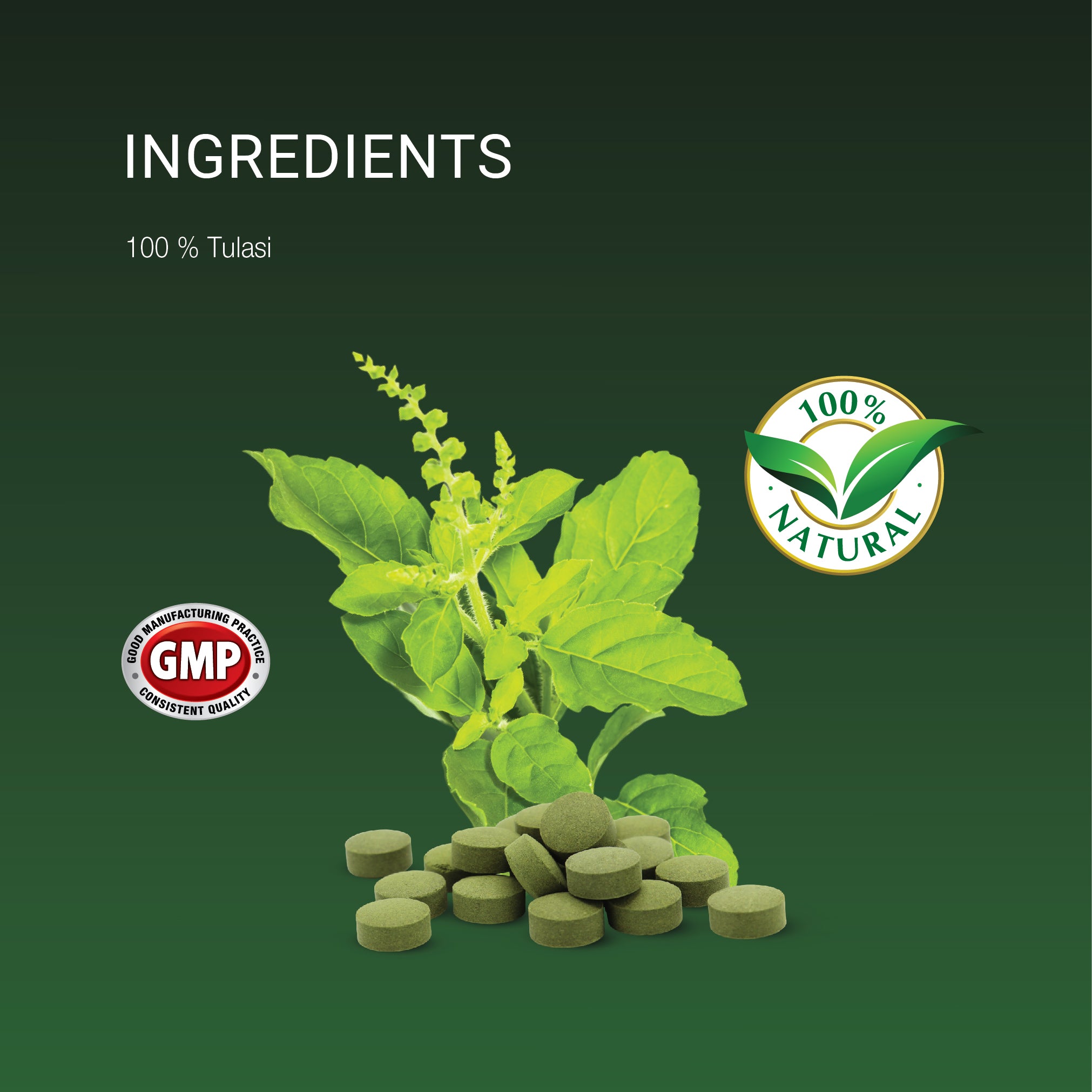 Tulasi Tablets | Cough Relief | Holistic Well-being | 500mg