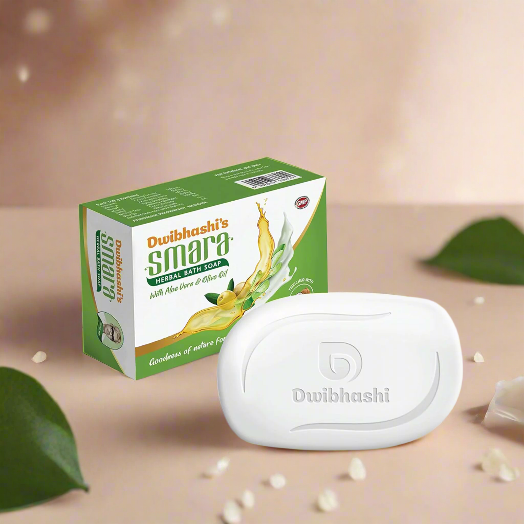 Smara Herbal Alovera Bath Soap |  Moisturize And Smooth skin,Helps Replenish its Moisture | 100g