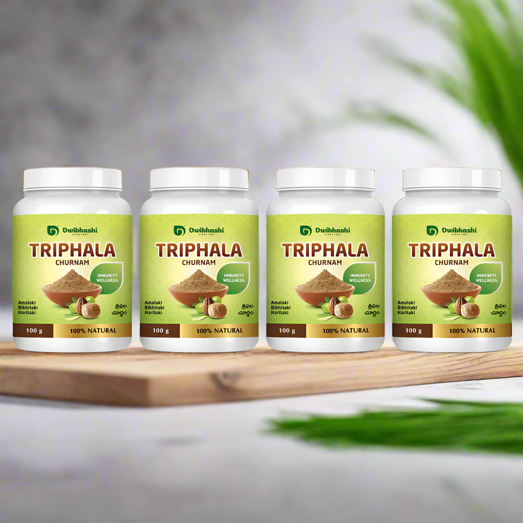 Triphala Churnam | Quick Acidity & Gas Relief  | 400g (Pack of 4)