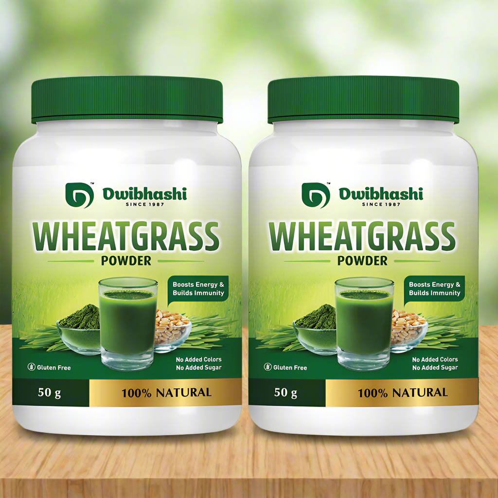 Wheat Grass Powder | Helpful in Blood Purification | Relieve Acidity | 100g (Pack of 2)